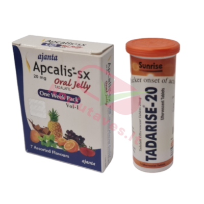 Apcalis-sx Oral Jelly N7 + Tadarise 20 Effervescence N7